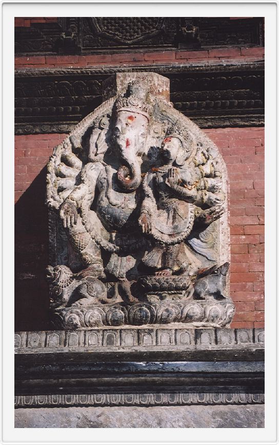 Ganesh with consort