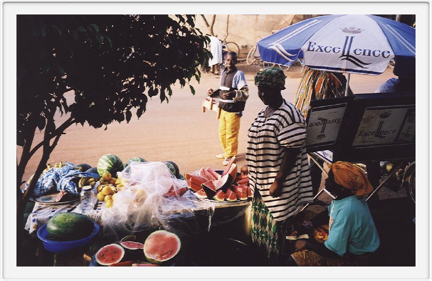 Melon seller, Ouga